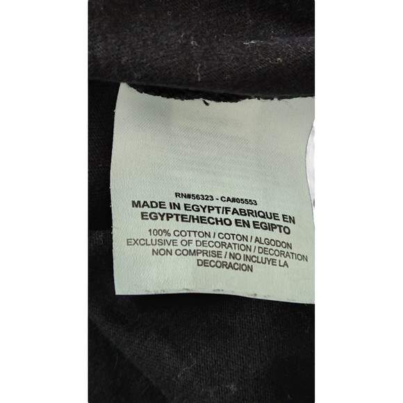 Nike Tee Shirt Men's Size 2XL Black‎ Cotton Short Sleeve Round Neck Regular Fit - Picture 6 of 7